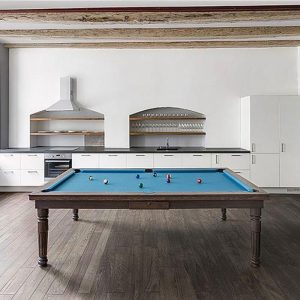 Modern Luxury Pool Table in Solid Oak