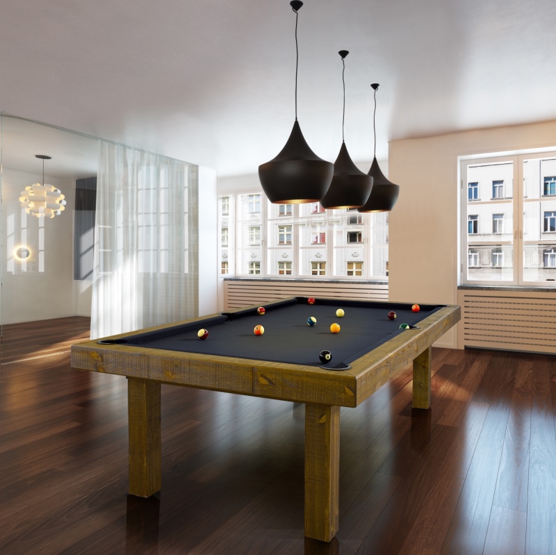 Farmhouse Pool Table Luxury, How To Make A Pool Dining Table