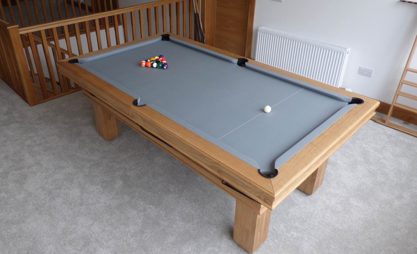 TraditionalPoolTable_Oak0 Luxury Pool Tables Pool Dining Table Experts