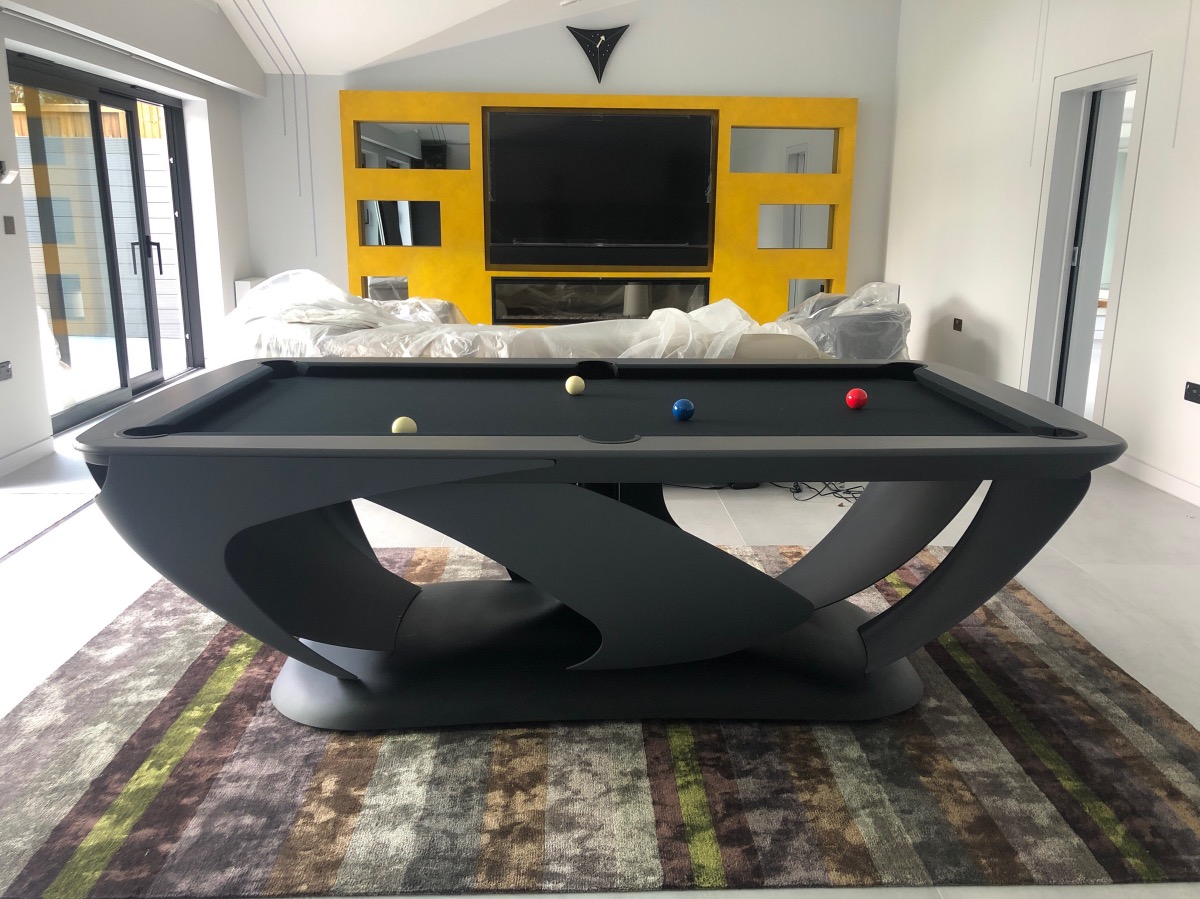 ElegantPoolTable_FrameDesign2_BlackCloth Luxury Pool Tables Pool