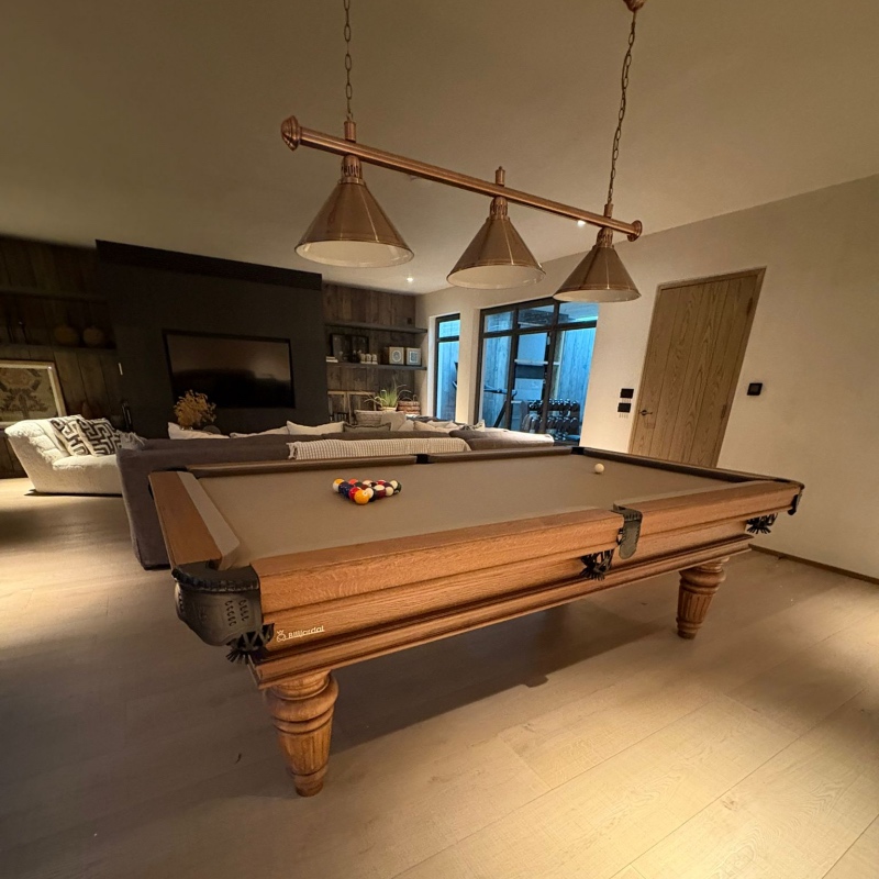 TraditionalPoolTable_Oak14_TaupeCloth